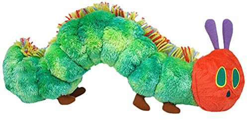 CZSMART Raupe Nimmersatt Kuscheltier, 40cm Groß Raupe Nimmersatt Plüschtier Baby Stofftier Spielzeug für Kinder Geburtstag und Weihnachten