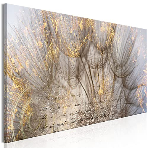 murando - Leinwandbild Pusteblume 135x45, 135x45 cm, 1-teilig, Schlafzimmer | Hochwertige Leinwand, sofort aufhängbar, ideal fürs Wohn- oder Schlafzimmer, wasserfest und lichtecht, langlebig, stilvoll