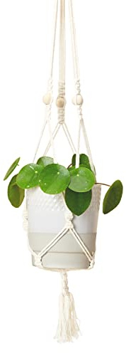 Calm Club 'Hang Time' Macrame Kit | Macrame Plant Hanger Kit | Macramé Hanging Planter Craft Kits | Mindfulness Gifts | Relaxation Arts and Crafts for Adults: Macrame Cord, Beads, Rings & Tutorial