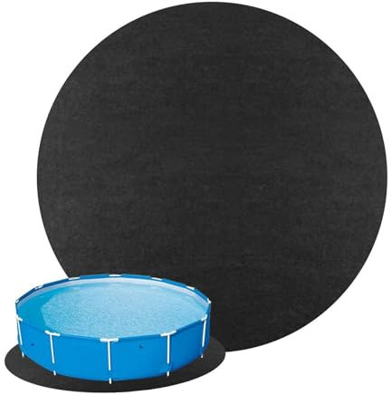 Shannan Tapis De Sol pour Piscine,Tapis De Sol pour Spa,Revêtement Sol Piscine,Revêtement Piscine,Tapis en Feutre Absorbant l'eau, Accessoires De Piscine Spa Portables pour Extérieur Ou Intérieur
