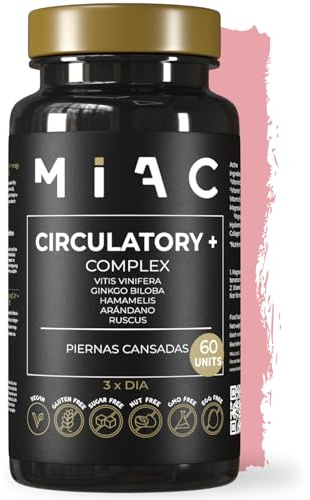 Circulatory Complex Castaño de Indias Drenante Natural para Retención de Líquidos y Piernas Cansadas. Mejora la Circulación y Alivia Hinchazón