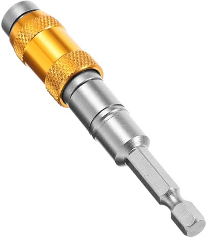 Angoily 1pc Sturdy Bit Extension Rod Magnetic Socket Handle Adapter Quick Release Bit Tip Holder