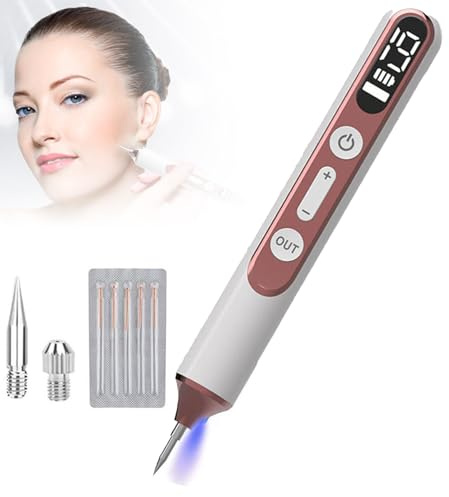 Penna per La Rimozione Di Escrescenze Cutanee Da 9 W, Penna Al Plasma - 19 Livelli Di Intensità E Luce LED, Nessun Danno Alla Pelle, Per Nei, Lentiggini E Macchie Scure