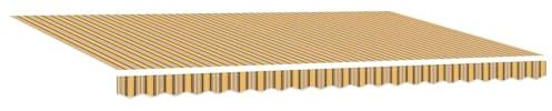 vidaXL Ausziehbare Markise Mehrfarbig 500 x 300 cm