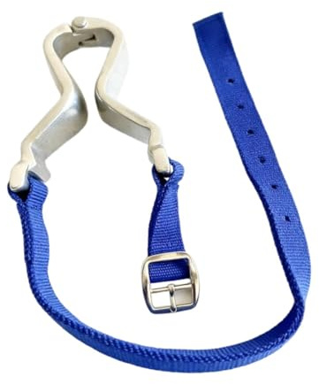 MERIGLARE Pinza para Herramienta para El Cuidado Aleación de Aluminio Suministros Ecuestres de Deglución Par, Azul