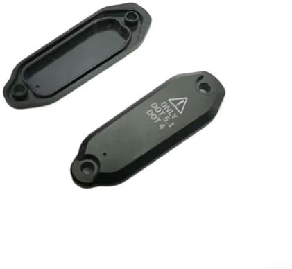 Tapa de depósito de freno de aluminio CNC compatible con la serie Guide and Code, cubierta de tanque de aceite sellada para frenos de disco hidráulicos MTB, pieza de repuesto negra con tornillos