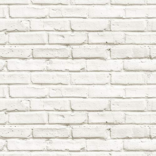 murando Papel Pintado autoadhesivo 10m Fotomurales Decoración de Pared | Murales Pegatina decorativos adhesivos 3d panel moderna de Diseno Fotográfico imitacion ladrillo