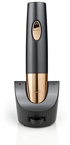 Cuisinart Rechargeable Automatic Wine Opener With Vacuum Sealer | Cork screw bottle opener | 8hour charge | up to 80 bottles | Integrated foil cutter | Wine lovers gift