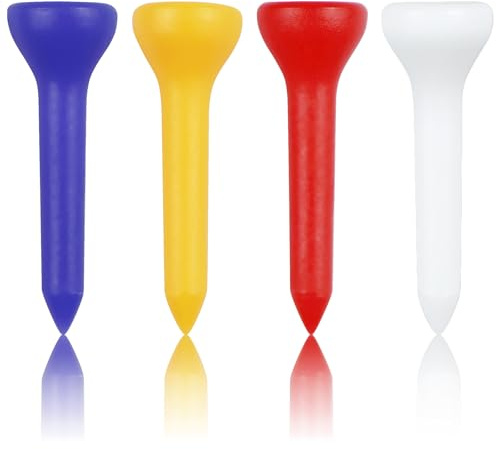 Zivisk Tee Golf Plastica 100 Pezzi 35mm Colori Misti