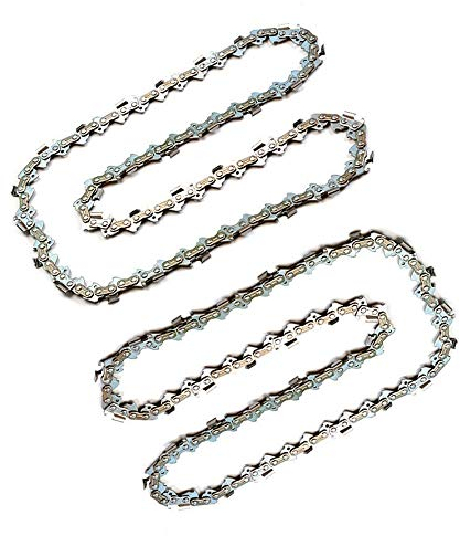 2 catene per motosega da 25 cm; 1,3 mm; 3/8; 40 TG compatibili con GreenWorks G24CS25 24 V/Wingart AK 2425 Li