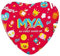 MYA Cosmetics - MYA GIRLS Maquillaje para Niñas | Set Infantil Corazón | Sombras de Ojos, Coloretes y Brillos de Labios | Incluye Brochas y Aplicadores
