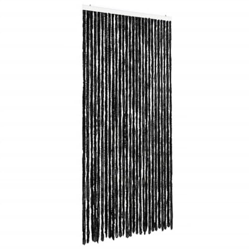 vidaXL Insektenschutz-Vorhang Anthrazit 118x220 cm Chenille