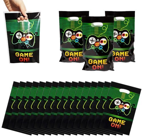 Videospiel Geschenktüten, 20 Stück Partytüten, Video-Spiel-Thema, Kinder-Party Mitgebsel, Video-Spiel-Party-Geschenktüte