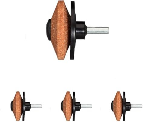 Multi-Sharp 1301 Multi-Purpose Blade Sharpener for Rotary Lawn Mower, Spades, Hoes, Lawn-Edgers, Shears, Axes and Other Garden Tools (Pack of 4)