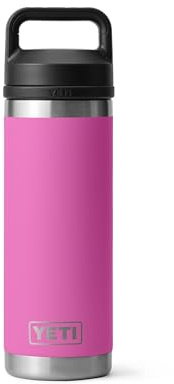 YETI Rambler 18oz Stainless Steel Vacuum Flask with Chug Cap, Fuchsia Wildflowers