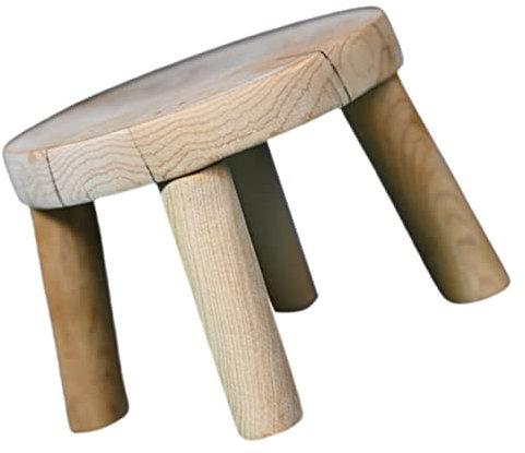 WOONEKY Platzsparender Pflanzenhalter - Holzhocker für Schreibtisch & Wohnzimmer