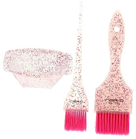 HONMEET Haarfärbepinsel Set Mit Rührschüssel Und Perlmutt Softborsten Diy Haarfarbe Applikator Für Salon Und Zuhause Komfortables Haarfärbewerkzeug Für Präzises Färben Und Mischen