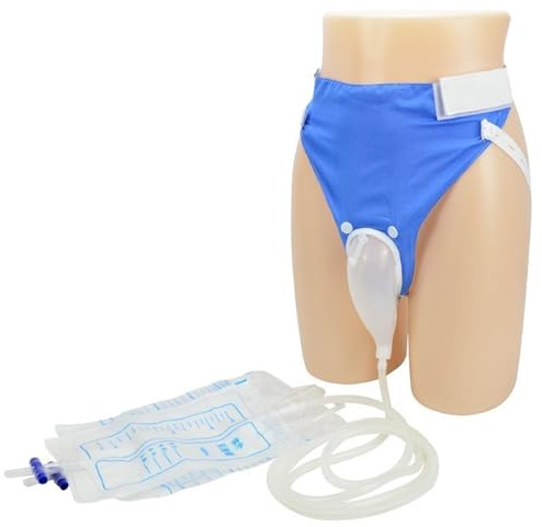 Sac de collecte d'urine portable réutilisable et en silicone souple Urination libre pour la récupération et le soutien de la mobilité