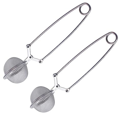 GALPADA 2pcs Stainless Steel Handheld Sugar Sifter Flour Sifting Strainer with Hanging Hole for Easy Storage Silver Bakeware Tool for Professional Bakers and Baking Enthusiasts