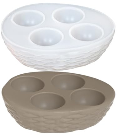 Moules en résine – Plateau de moule à œufs en silicone | Plateau pour œufs | Moules en silicone pour cuisine, garde-manger, réfrigérateur, Pâques, décoration