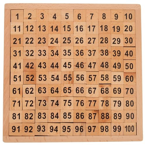 HEALSOPTHY Tablero Interactivo de Matemáticas de Madera para Niños, Tren Matemático Educativo Compacto y Liviano, Aprendizaje de Contar, Fácil de Almacenar, Adecuado para Exteriores y Fiestas