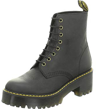 Dr. Martens 8 Eye Boot Springerstiefel, Schwarz Schwarz Wyoming 001, 40 EU