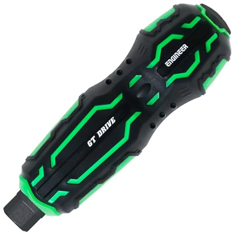 ENGINEER DZ-70 Hammer-through, Impact-proof screwdriver handle, Ergonomic design with Hex. bolster for powerful torque.