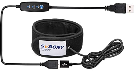 SVBONY SV172 USB Lens Heater, 320mm Lens Warmer with 3 Temperature Regulator, Dew Heater Strip for DSLR Camera and Telescope, 1.8m Long Power Cable Dew Remover Lens Heater Warmer