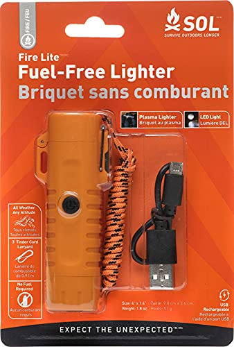 SOL 13712 Outdoor Camping Lighter, Fire Light, Fuel Free Lighter