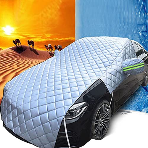 Telo Auto,Parasole Per Parabrezza Auto Copertura Protezione Parabrezza Telo Copri Auto Parabrezza Estivo/Invernale Resistente A UV/Pioggia/Neve/Ghiaccio/Gelo/Polveri (Car general)