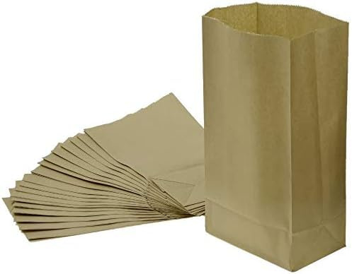 PZ 15 SACCHI IN CARTA AVANA PER RACCOLTA DIFFERENZIATA CM 40x16x80 CM BUSTA PER RIFIUTI CARTA