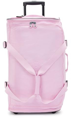 Kipling TEAGAN M Mittelgroße Reisetasche mit Rollen, Upright, Blooming Pink (Rosa)