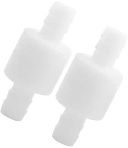 2Pcs One Way Check Valve Check Valve, One Way Valve One Way Valve 10mm Plastic Water Valve Hose Barb Non Return Valve Accessory for Fluid Systems