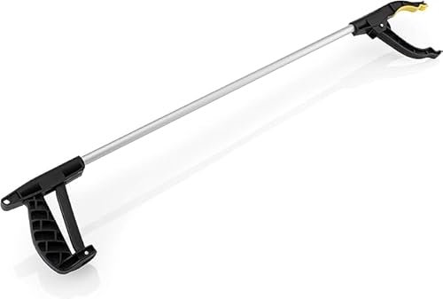 Litter Picker Magnetic Pick Up Tool Helping Hand Leaf Grabber Garden Stick Rubbish Picking Light Items Heavy Duty Long Handle Disabled Mobility Reaching Aids Multi Use Extendable Reach (1pc)