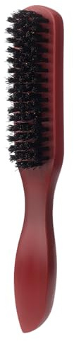 Brosse à barbe en poils de sanglier - Brosse à barbe pratique - Brosse à barbe - Brosse à raser - Brosse à moustache - Pinceau pour l'entretien de la barbe
