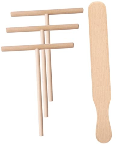 CIYODO Wooden Crepe Spreader Pancake Turner Professional Kitchen Tool Smooth Edges Easy to Use