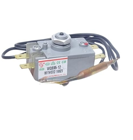 CAMCHJVVM WQS95-12/123A Limitatore di Temperatura 20A/250V Termostato a ripristino Manuale for Parti di Riparazione dello scaldabagno Elettrico