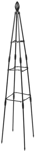 SHINEOFI Soporte para Plantas Trepadoras Enrejado de Jardín Resistente con Estructura Reforzada para Macetas y Exterior