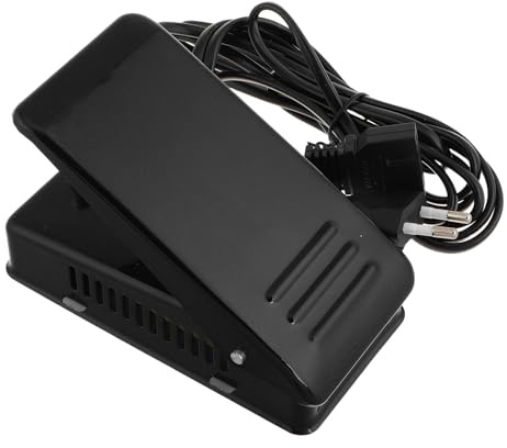 SHERCHPRY Maquina de Coser para Costura en Casa para Máquina de Coser Doméstica Pedal Diseño de Tres Orificios de Hierro Singer Negro Fácil Instalación y Rendimiento Estable