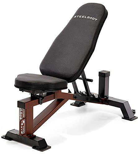 SteelBody Stb-10105 Deluxe Adjustable, Panca Pesi Unisex-Adulto, Nero, Taglia Unica