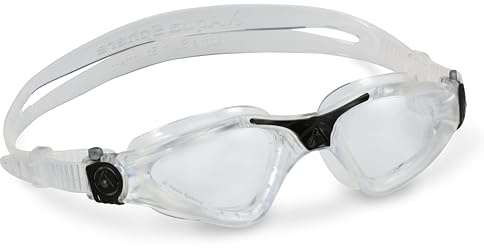 Aquasphere Kayenne | Occhiali da nuoto, nuoto, triathlon, nuoto in acque libere per adulti con protezione UV, guarnizione in silicone, visione a 180°, lenti antiappannamento per uomini e donne,