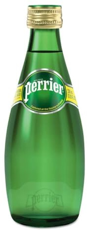 Perrier Sparkling Natural Mineral Water, 11 Oz Glass Bottle (Pack of 12, Total of 132 Fl Oz)