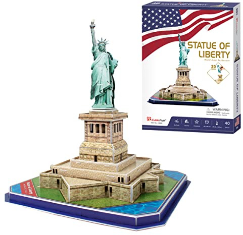 Puzzle 3D - Estatua De La Libertad Puzzles 3D | Puzzle 3D Niños+14 Años | Maquetas para Construir Adultos | Construcciones para Niños | Regalos para Niños
