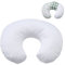 Winmany Baby Waterproof Nursing Pillow Cover Newborn Breastfeeding Pillowcase Soft Replaceable Slipcover for Boys and Girls (White)