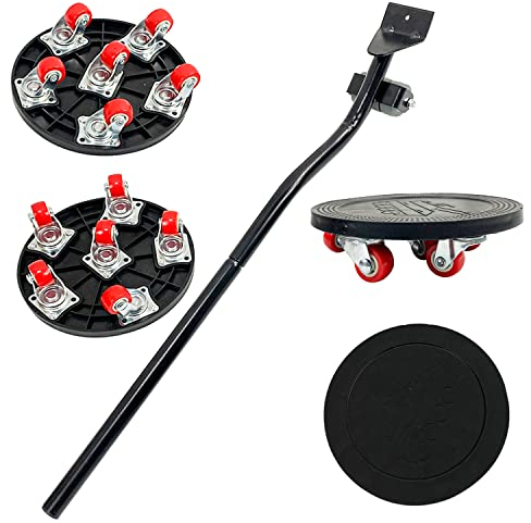 Möbel Transportrollen Set, Möbelheber und Möbelroller mit 6 Transportroller, 4 Möbel Roller + 1 Lastenheber, 360° Rotierbare Möbelrollen, Möbeltransportrollen für Schwere Möbel Schränke
