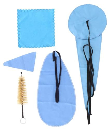 Saxophon-Reinigungs Kits, Saxophon-Reinigungs Tupfer Mundstück Bürste Reinigungs Set für Alt-Tenor-Klarinetten Flöte (5 Stück)