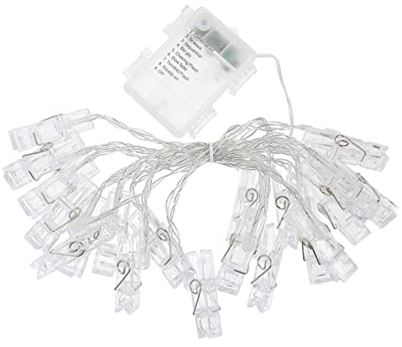 Garneck Flexible -lichterketten Foto-clips Schlafzimmer Wohnzimmer Hochzeitsfeier Lichterkette Heimdekoration