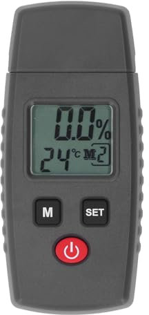 Feuchtigkeitsmesser Für Holz, 7 Gänge, Stifttyp, Digitaler Feuchtigkeitssensor Für Holz, Brennholz, Ziegel, Trockenbau, Papier, Boden, Putz Für Benutzerfreundliches, Genaues Feuchtigkeitsmessgerät Für