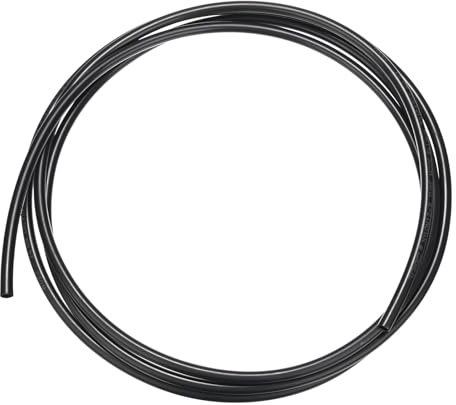 M METERXITY Tube de Tuyau de Ligne en Nylon, 0,24 (6mm) ID x 0,31 (8mm) OD Pa6 Tubulure d'Air Pneumatique pour Transfert de Fluide, Tuyau d'Eau de Polyamide de Carburant [3 m/10Ft, Noir]