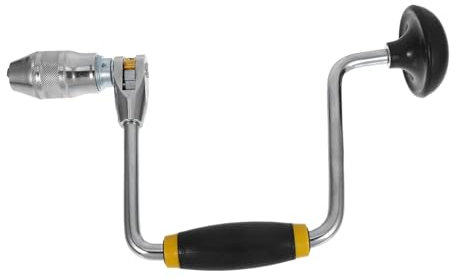 HIAKDOFT Taladro De Mano Manual De Acero Resistente Con Portabrocas De Mandíbulas Para Carpintería Bricolaje y Joyería Compacto y Portátil Para Madera y Paredes
